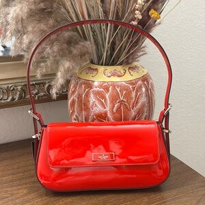 Kate Spade Glossy Red Shoulder Bag